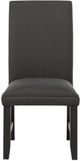 Coaster® Berning 2-Piece Charcoal Upholstered Dining Side Chair Set-4