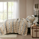 Olliix by Woolrich Montana Tan King/California King Printed Cotton Oversized Quilt Mini Set-5