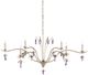 Currey & Company Lilah Champagne Chandelier-0
