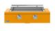 Caliber™ Rockwell Social 42" Saffron Built-In Natural Gas Outdoor Griddle with Polished Chrome Hardware-0