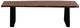Porter International Designs Manzanita Harvest Trapezoid Base Dining Bench -1