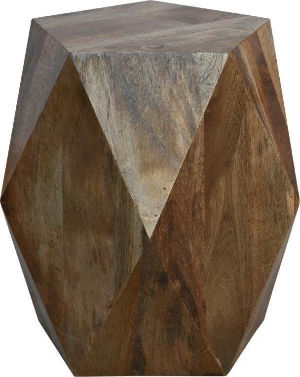 Jaipur Furniture Eavey Dark Brown Side Table-0
