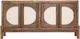 International Furniture Direct Dune Beige/Brown Console-3