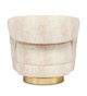 Currey & Company Maren Cream Wild Natural Swivel Chair-4