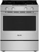 Maytag® 30" FingerPrint Resistant Stainless Steel Glass Top Slide-In Electric Range with Grill Mode-0