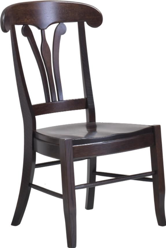 Urban Collections by Yutzy Woodworking Empire Retreat White Oak Provence Side Dining Chair-0