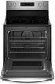 Whirlpool® 30" Fingerprint Resistant Stainless Steel Free Standing Electric Range-1