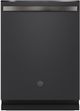 GE® 24" Black Slate Built In Dishwasher-0