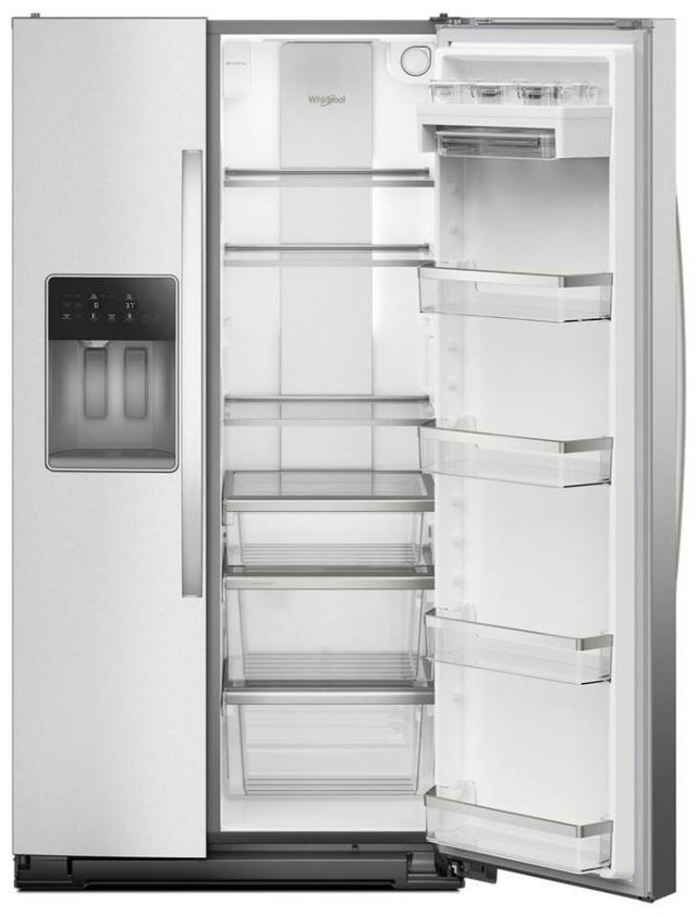 Whirlpool® 36 in. 20.9 Cu. Ft. Fingerprint Resistant Stainless Steel Counter Depth Side-by-Side Refrigerator-1