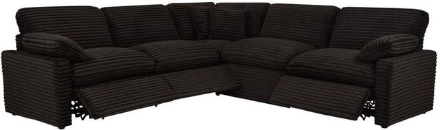 Coaster® Collins 5-Piece Chocolate Brown Modular Power Reclining Sectional-3