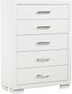 Coaster® Jessica White Chest-0