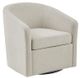 Olliix by Martha Stewart Amber Ivory Swivel Chair-1