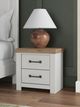 Benchcraft® Savonport Brown/White Nightstand-1