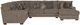 Jackson Furniture Kingston 3-Piece Pewter U-Shape Sectional-1
