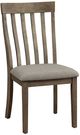 Homelegance® Armhurst Wire Brush Brown Side Chair-0