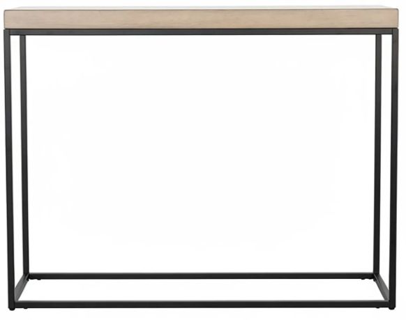 Sunny Designs™ Jax Brown Medium Console Table with Black Base-3