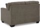 Signature Design by Ashley® Mahoney Chocolate Loveseat-3