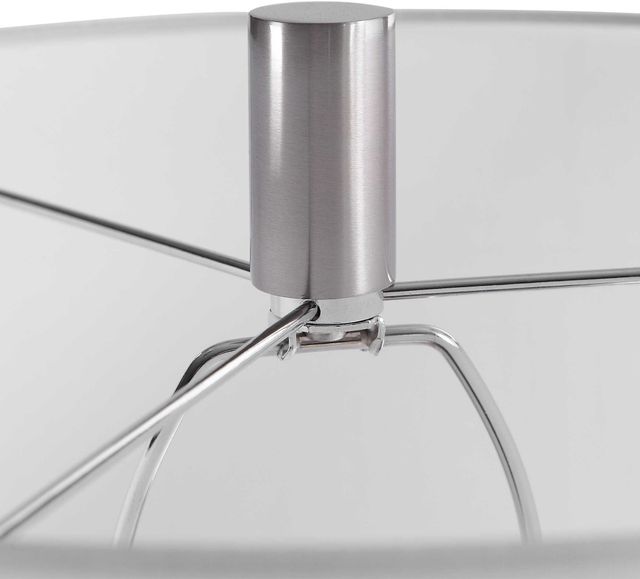 Uttermost® Georgios White Cylinder Table Lamp-4