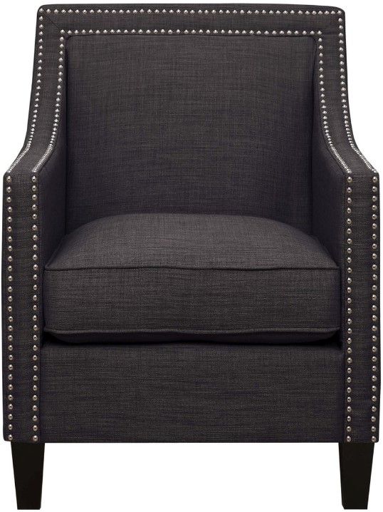 Elements International Erica Heirloom Charcoal Chair-3