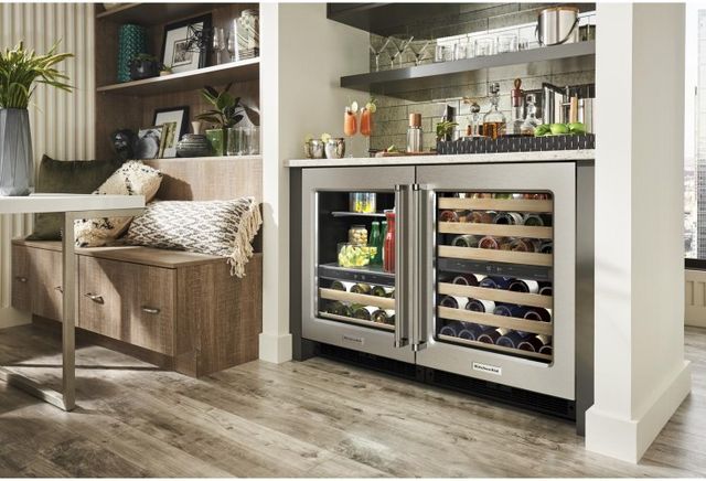 KitchenAid® 24" Stainless Steel Wine Cooler-12