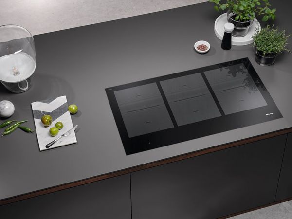Miele 36" Black Induction Cooktop