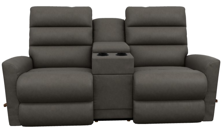 La-Z-Boy® Liam Ash Manual Wall Reclining Loveseat with Console