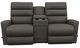 La-Z-Boy® Liam Ash Manual Wall Reclining Loveseat with Console-1