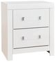 Signature Design by Ashley® Maeling White 2-Drawer Nightstand-0