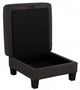 Furniture of America® Cinderford Dark Gray Storage Ottoman-3