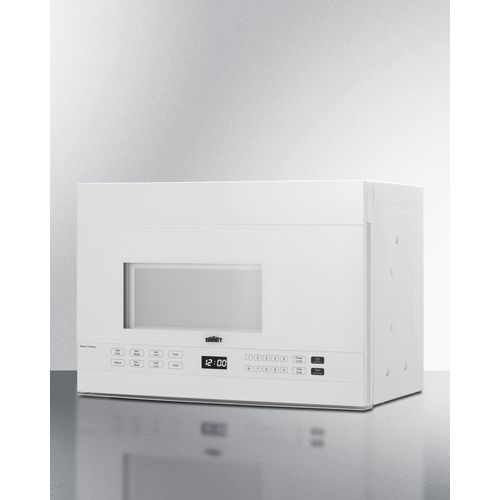 Summit® 1.4 Cu. Ft. White Wide Over The Range Microwave-1