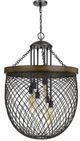 Cal® Lighting & Accessories Marion Bronze Chandelier-0