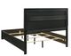 Coaster® Miranda 4-Piece Black Eastern King Bedroom Set-2