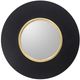 A & B Home Black/Gold Mirror with LED Light-0