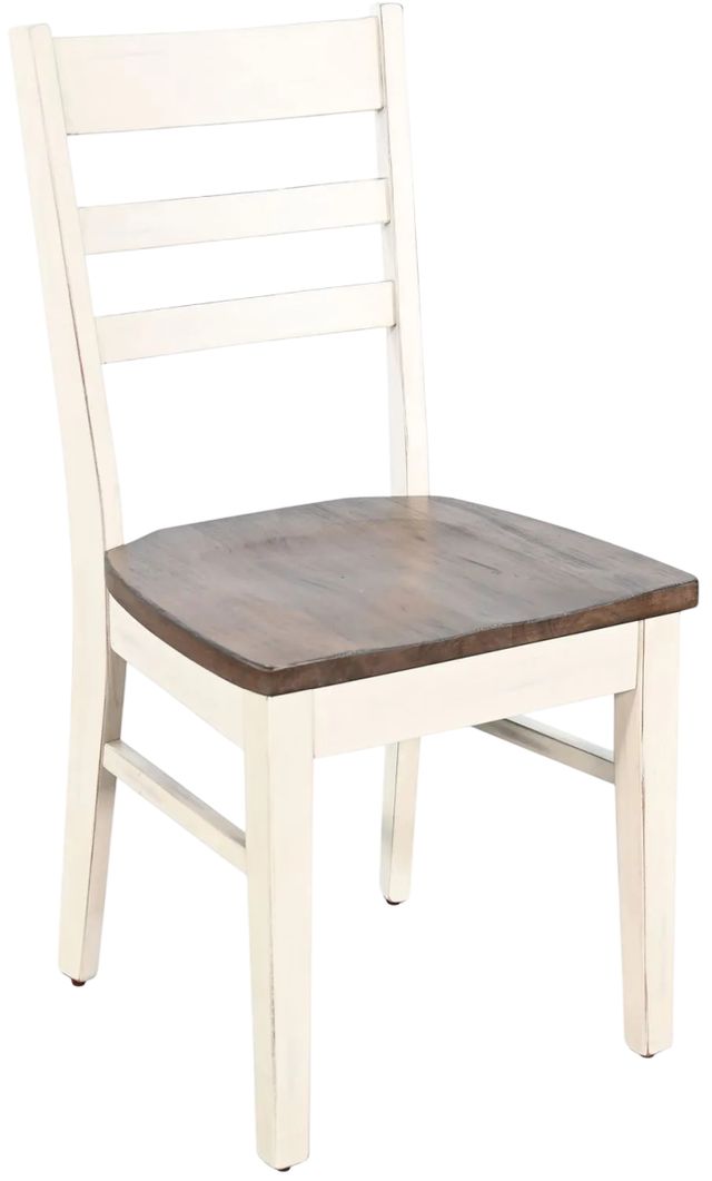 Sunny Designs™ Pasadena Buckskin/Marble White Ladderback Chair-0