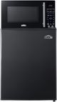 Summit® 19" 2.4 Cu. Ft. Jet Black Compact Refrigerator with Microwave-0