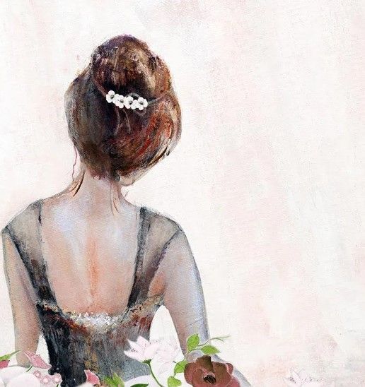 Classy Art Floral Contemplation I by Tava Studios Wall Art-1