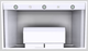 Vent-A-Hood® Designer Series 42" White Wall Mounted Range Hood-3