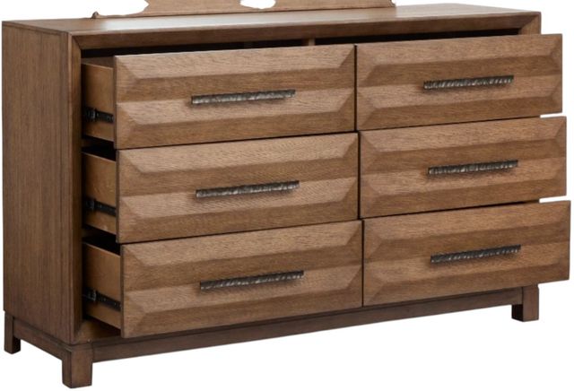 Magnussen Home® Callisto Bourbon Brown Double Drawer Dresser-3
