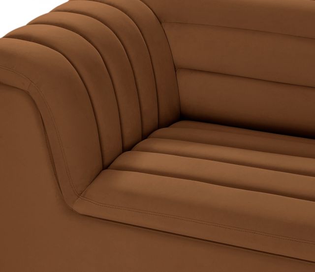 Meridian Furniture Cascade 2-Piece Saddle Velvet Sofa-3