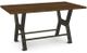 Amisco Customizable Parade 36" Solid Birch Counter Height Short Table with 1.63" Thick Tabletop-0