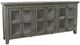 Jofran Inc. Rustic Shores Stone 6-Door Low Accent Cabinet-0