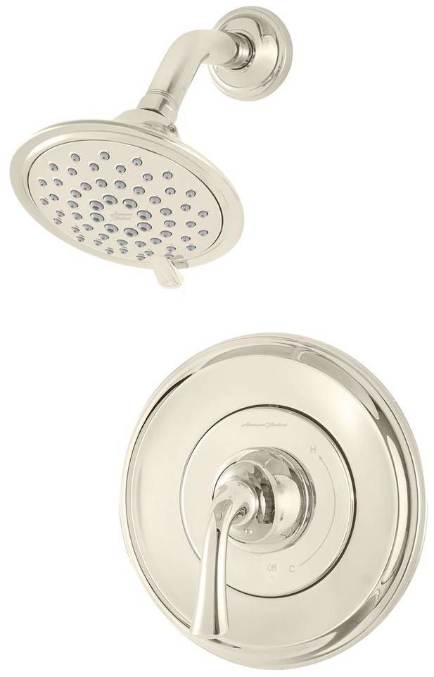 American Standard Patience® Polished Nickel Shower Only Trim Kit with Pressure Balance Cartridge-0