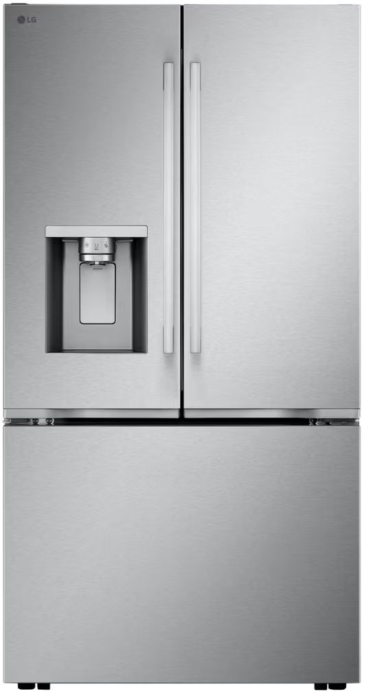 LG 36” 25.5 Cu. Ft. Smudge Resistant Finish Stainless Steel Counter Depth French Door Refrigerator-0