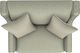 Best® Home Furnishings Customizable Marinette Chair and a Half Twin Sleeper with Dark Walnut Legs-4