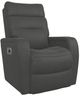 La-Z-Boy® Baron Blue Grey Leather Power Rocking Recliner with Headrest-0