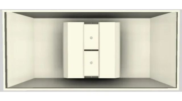 Vent-A-Hood® 66" Biscuit Euro-Style Island Range Hood-3