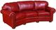 King Hickory Customizable Ricardo Leather Conversation Sofa-0