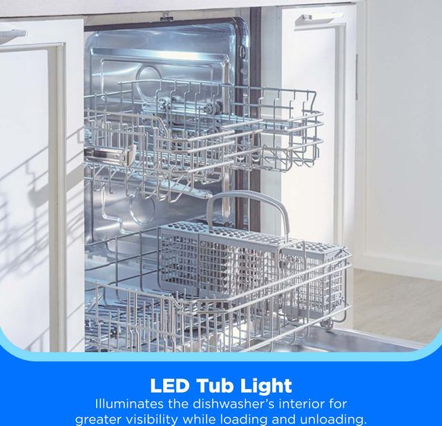 Midea® 24" Stainless Steel Front Control Built In Dishwasher-2
