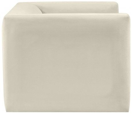 Meridian Furniture Henson Cream Velvet Loveseat-2