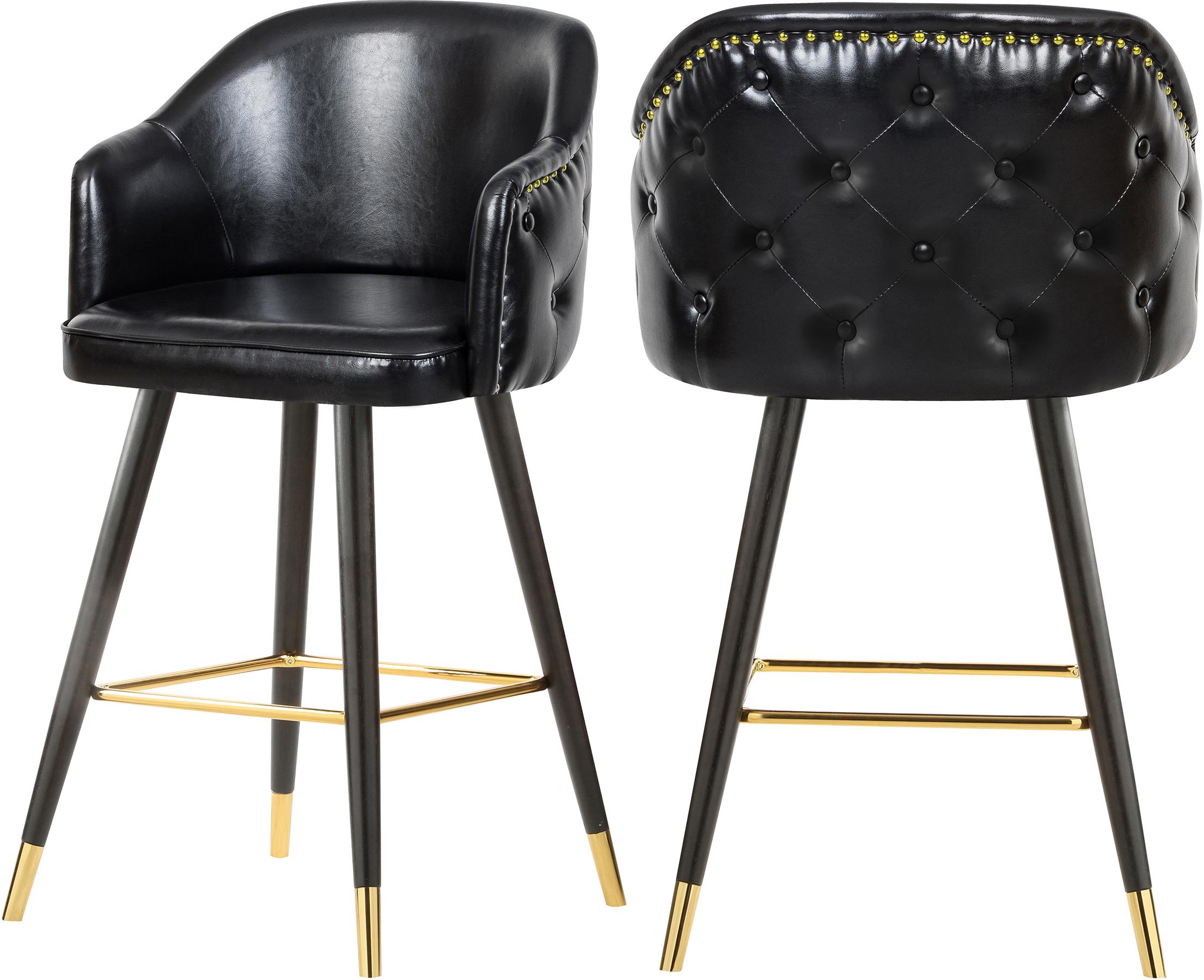 Meridian Furniture Barbosa Faux Leather Bar | Counter Stool Meridian Furniture Barbosa Faux Leather Bar | Counter Stool